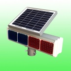 240灯太阳能爆闪灯 铝壳太阳能四灯爆闪灯交通设施厂家