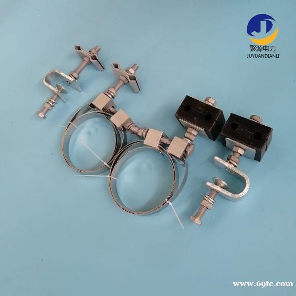 ADSS光缆引下卡具镂空钢带型引下线夹杆用牵引线夹金具 ADSS光缆引下卡具镂空钢带型引下线夹杆用牵引线夹金具