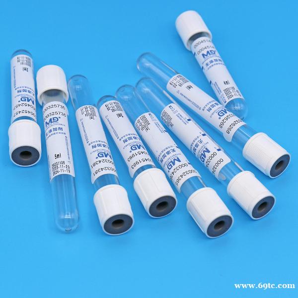 白色管帽无添加剂PET材质真空采血管_抽血管_普通血清管 白色管帽无添加剂PET材质真空采血管_抽血管_普通血清管