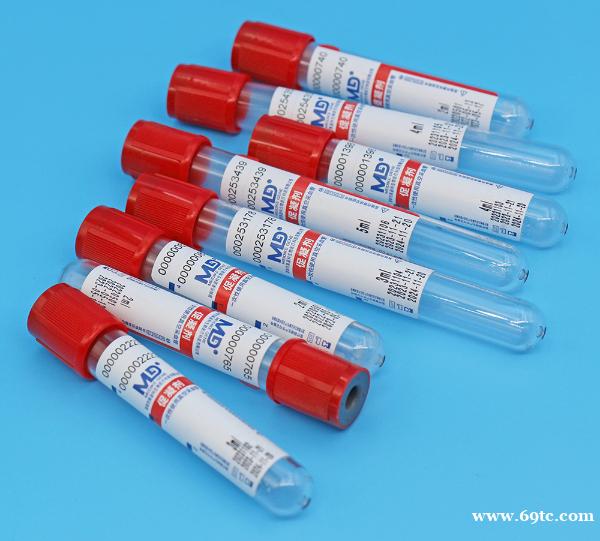 红色管帽含促凝剂PET材质真空采血管_抽血管_快速血清管 红色管帽含促凝剂PET材质真空采血管_抽血管_快速血清管