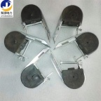 小档距ADSS光缆悬垂线夹预绞式悬垂线夹 J型悬挂线夹固定夹具