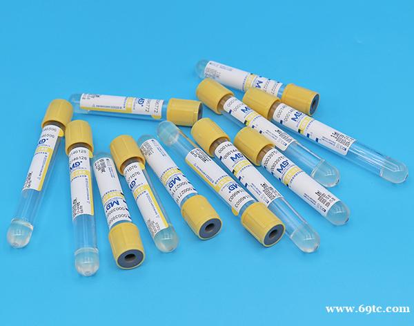 黄色管帽含促凝剂及分离胶PET材质真空采血管_抽血管 黄色管帽含促凝剂及分离胶PET材质真空采血管_抽血管