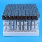 棕色管帽含肝素钠抗凝剂PET材质真空采血管_抽血管