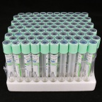 浅绿色管帽含肝素锂抗凝剂及分离胶PET材质真空采血管_抽血管