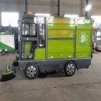 环保480升挂两桶电动扫地车报价表厂家济宁盛硕达专用车辆有限公司