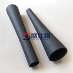 定制变径碳纤维异型管 锥形一体成型 耐腐强韧 工业结构件优选