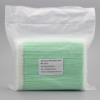 MS761长杆扁头超细纤维布头无尘净化工业棉签清洁擦拭棒