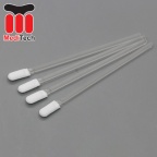 PS758ESD透明杆布头防静电无尘净化工业棉签清洁擦拭棒