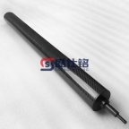 低惯量高速碳纤辊轴 锂电造纸薄膜碳纤维导辊
