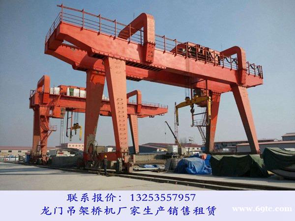 云南红河龙门吊租赁公司双梁门机操作要点