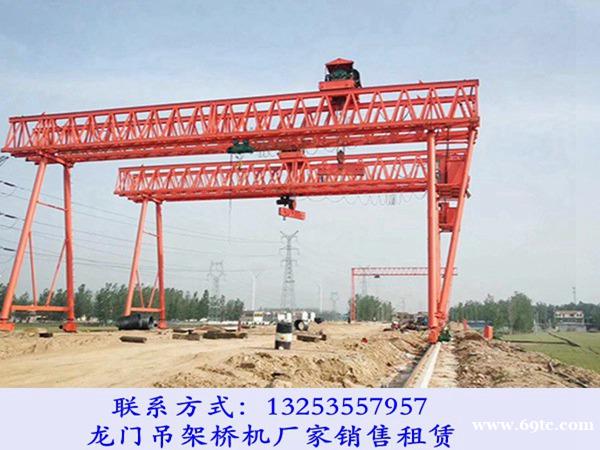 江西新余龙门吊出租公司如何提高工作效率